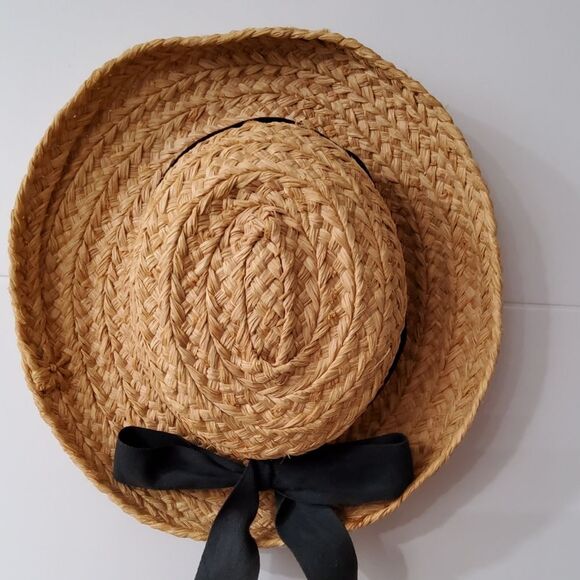 Helen Kaminski Australia Raffia Curved Rim Hat main image 6